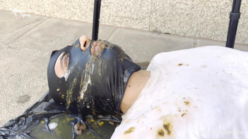 Human Toilet Public Humiliation in Front of Neighbors. Part 1. P1 2025 (UltraHD/4K)