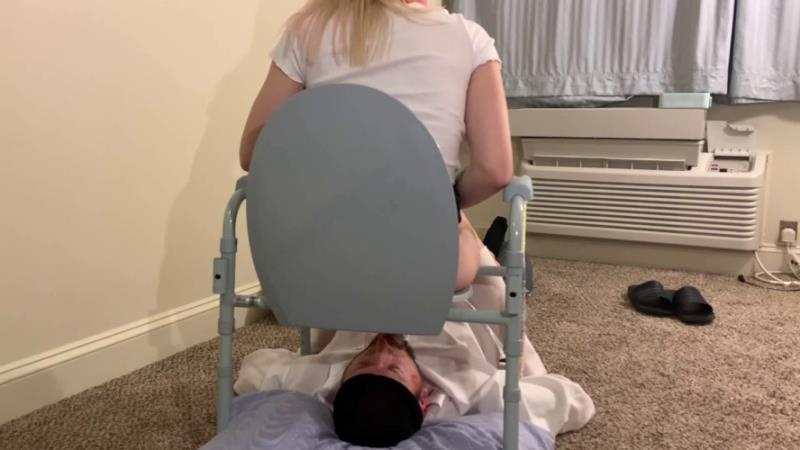 Scat Slave Bottomless Toilet 2 with Princess Kazer P1 2025 (FullHD)