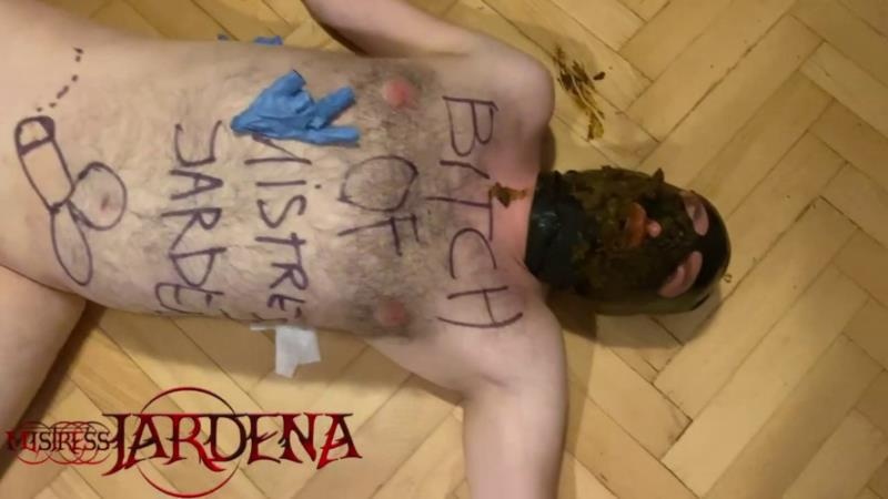 Masacrated Slave bitch on first toilet session feeding shit P1 2025 (HD)