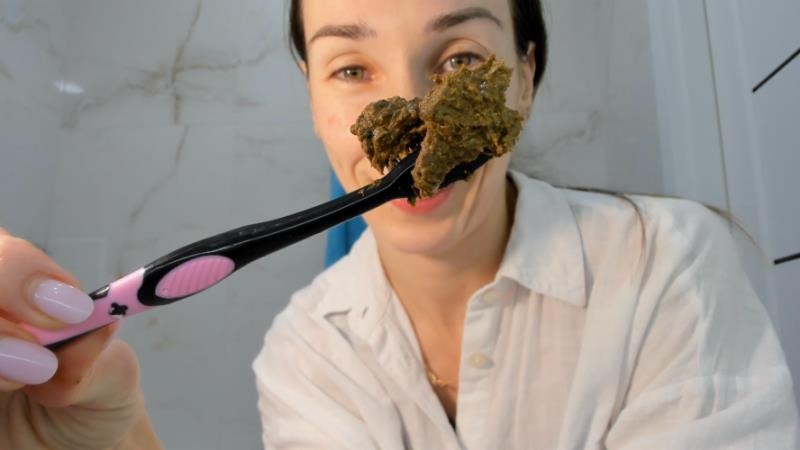 let's brush my teeth with poop paste 2025 - OksiLove (FullHD)
