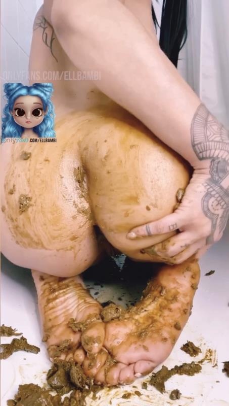 Smearing Over My Ass & Feet P1 2025 - Inked Bambi (SD)