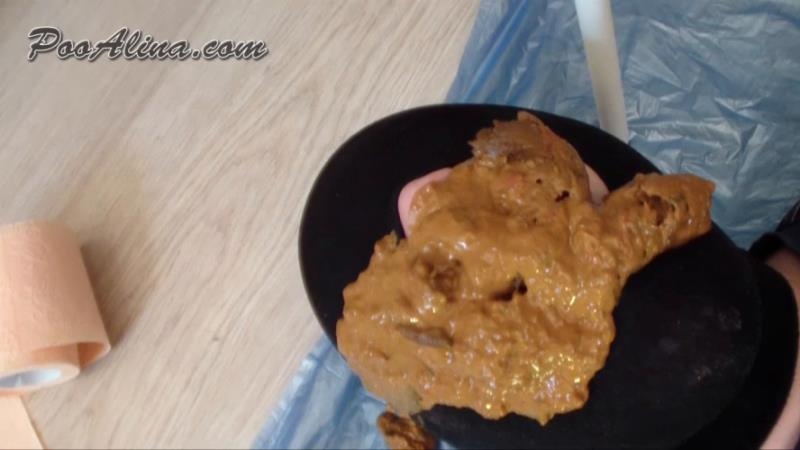 pooping in mouth toilet slave after vodka and vegetable stew with meat 2026 - Alina (HD)