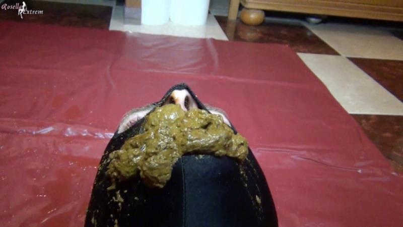 Slave in doggystyle, pooping, in his mouth 2026 - RosellaExtrem (FullHD)