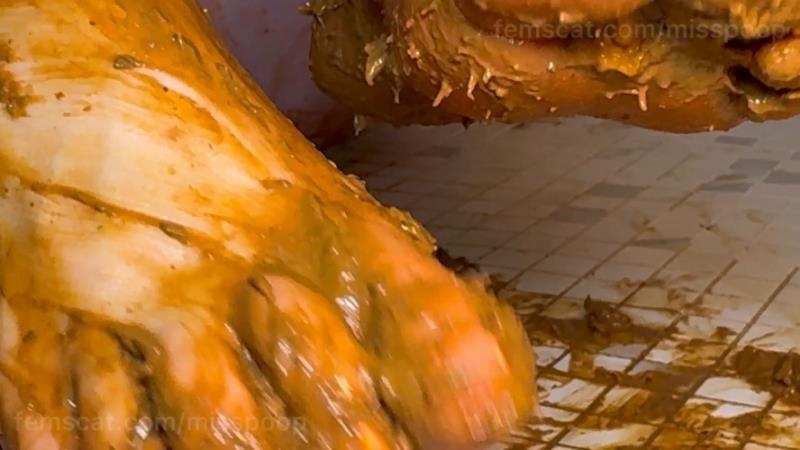 Dirty feet with poo 2026 - MissPoop (FullHD)